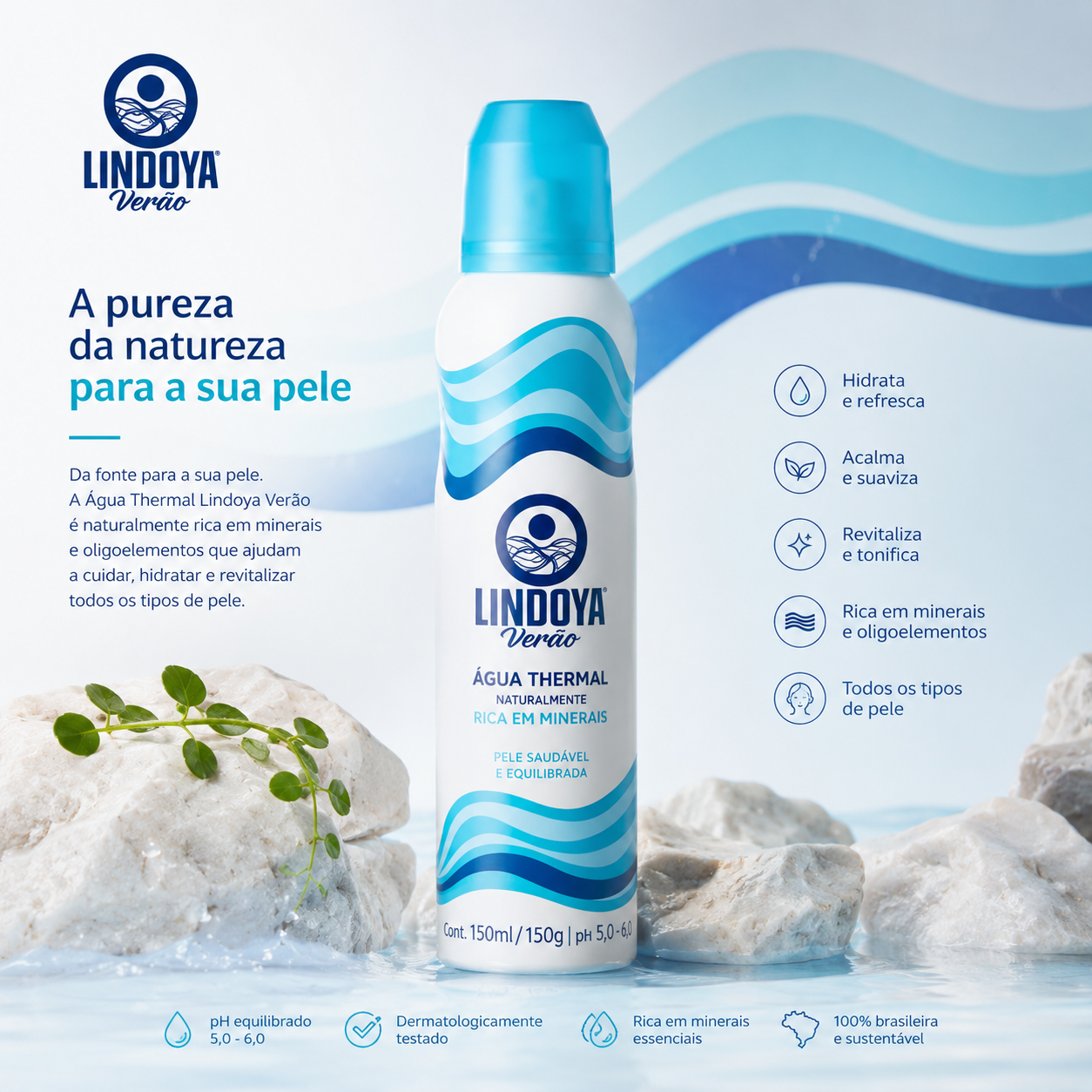 Kit 3 unidades Água Thermal 150ml