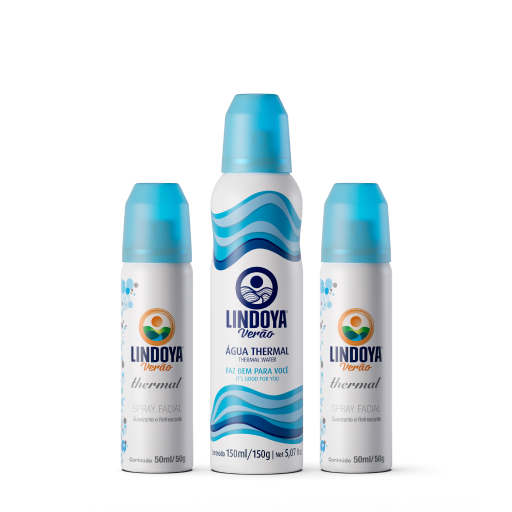 Kit 3 unidades Água Thermal 1x 150ml + 2x 50ml