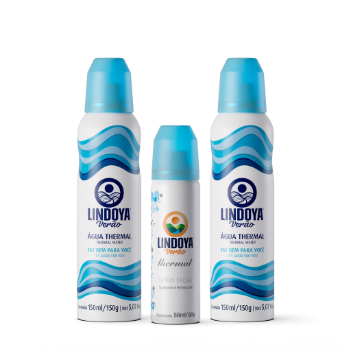 Kit 3 unidades Água Thermal 2x 150ml + 1x 50ml